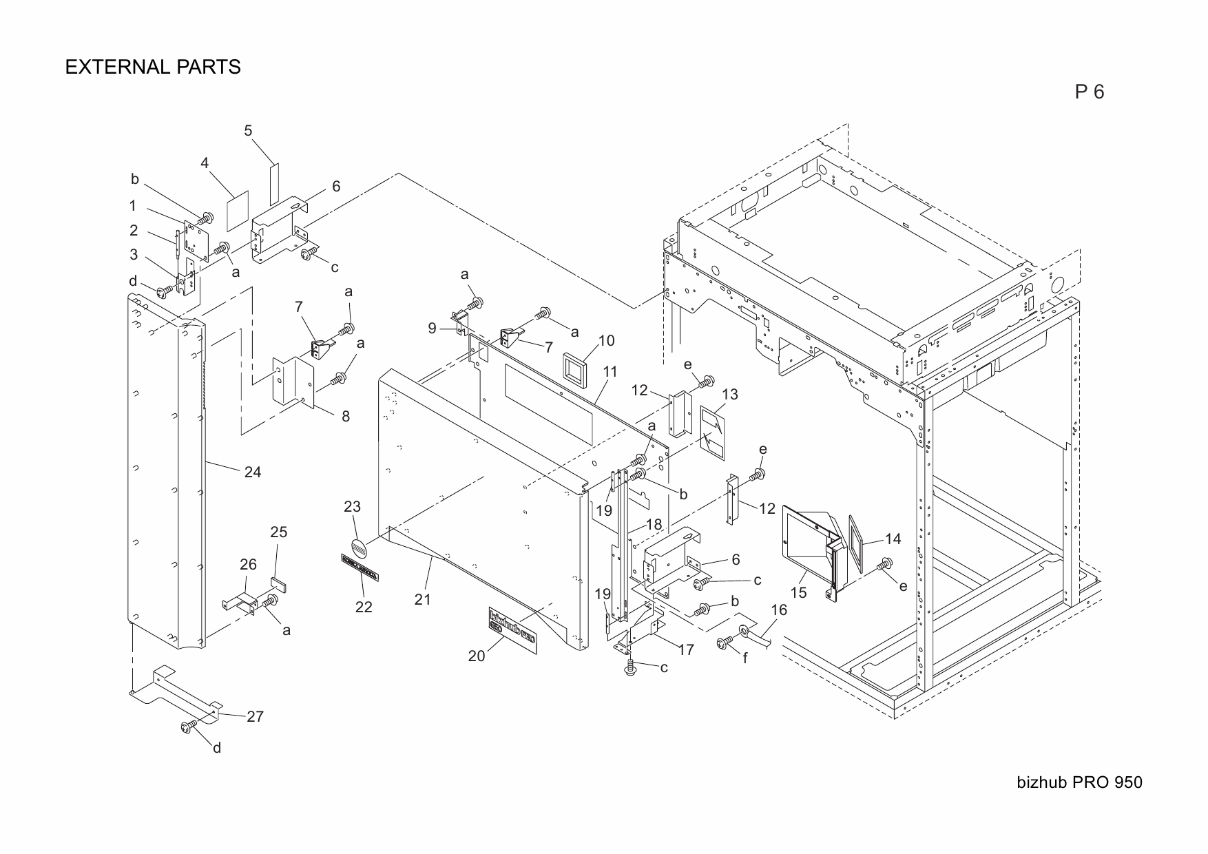 Konica-Minolta bizhub-PRO 950 Parts Manual-4